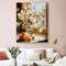 Paint By Number Floral Kit for Adults Beginners – DIY Acrylic Flower Canvas Painting Set for Home Wall Art Decor, 16x20 Inch (Without Frame)